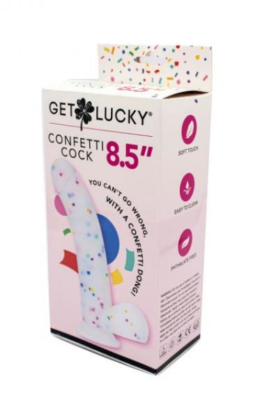 Shibari Get Lucky Confetti Cock 8.5in