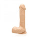 Cock Balls 7 Inches Suction Cup Beige | SexToy.com