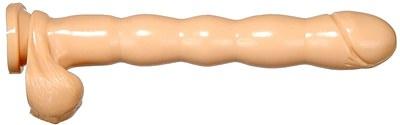 Armadingdong Balls Huge 14 Inch Dildo - Beige | SexToy.com