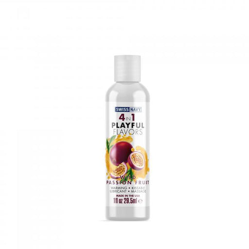 Swiss Navy 4 In 1 Playful Flavors Wild Passion Fruit 1oz | SexToy.com