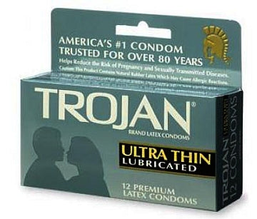 Trojan Ultra Thin 12 Pack | SexToy.com