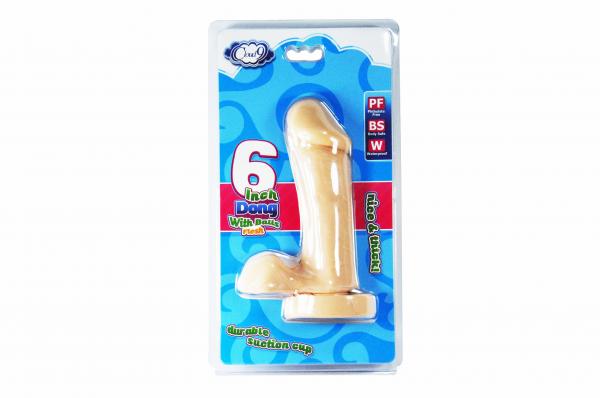 Delightful Dong with Balls 6 inches Beige | SexToy.com