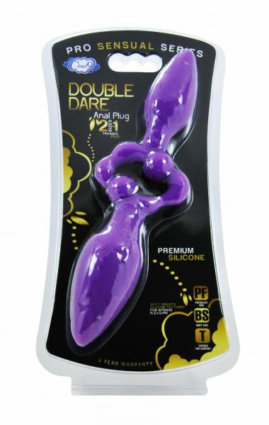 Cloud 9 Silicone Pro Plug Double End Purple | SexToy.com