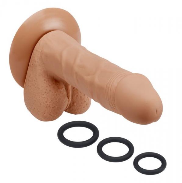 Pro Sensual Premium Silicone Dong 6 inch with 3 C-Rings