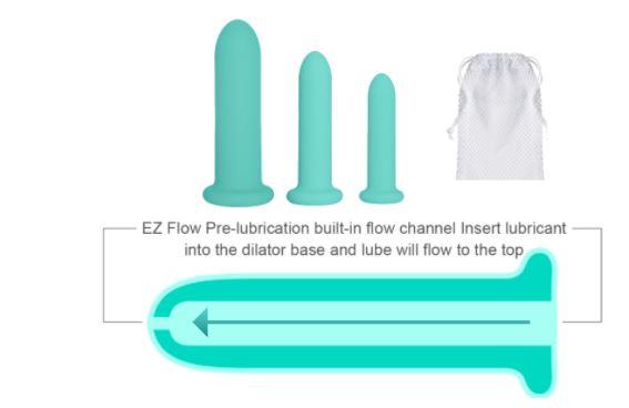 Cloud 9 Health & Wellness Silicone Dilator Kit (for Vaginal Or Anal Use)