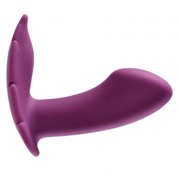 Cloud 9 Health & Wellness Wireless Remote Control Panty Leaf" Vibe - Plum"