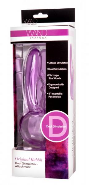 Original Rabbit Dual Stimulation Wand Attachment | SexToy.com