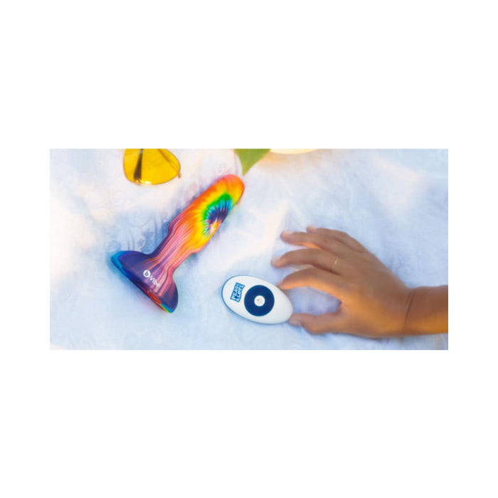 Peace & Love Tie Dye Rimming Plug | SexToy.com