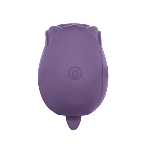 Blossom Rose Licking And Sucking Vibrator Lavender | SexToy.com