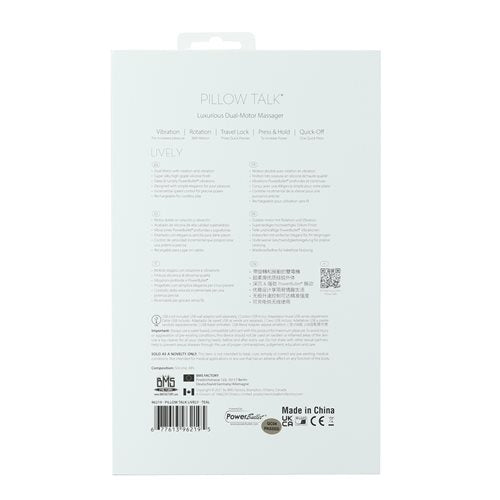 Pillow Talk Lively Dual Stimulator Teal | SexToy.com
