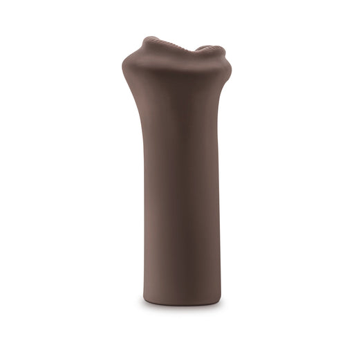 Hot Chocolate Naughty Nicole Brown Mouth Stroker | SexToy.com
