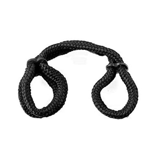 Fetish Fantasy Silk Rope Love Cuffs Black | SexToy.com