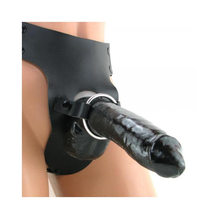 Mr. Big Hollow 8 inches Strap On Black | SexToy.com