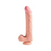 King Cock Triple Density 12 inches Dildo with Balls Beige | SexToy.com