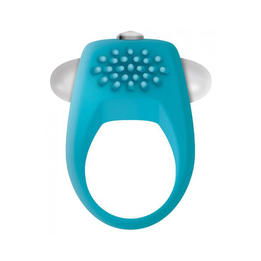 The Teal Tickler Vibrating Cock Ring | SexToy.com