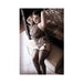 Sheer Goodnight Kiss Teddy With Attached Stocking | SexToy.com