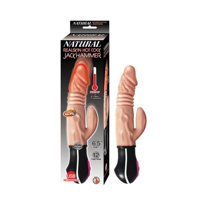 Natural Realskin Hot Cock Jackhammer Flesh | SexToy.com