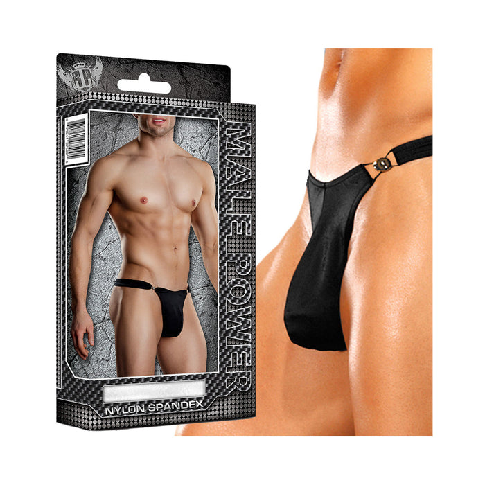 Male Power Bong Clip Thong S/M Black Underwear | SexToy.com