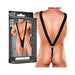 Male Power Nylon Lycra Sling With Rings Black L/XL | SexToy.com