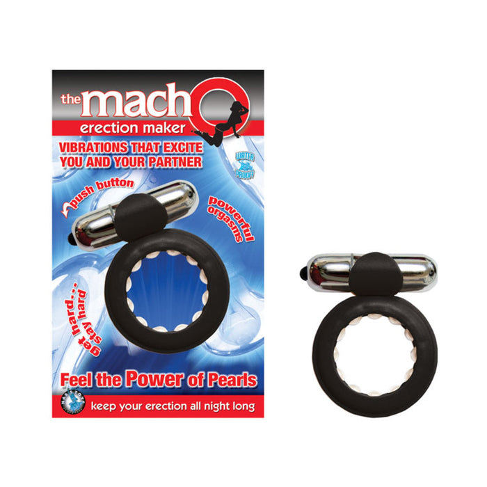 The Macho Erection Maker Cock Ring Black | SexToy.com