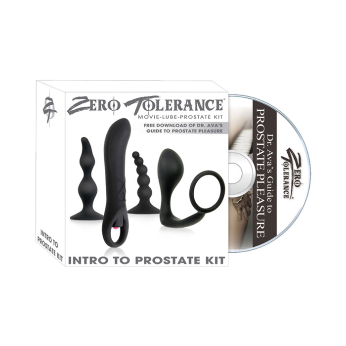 Intro To Prostate Kit 4 Piece Black | SexToy.com