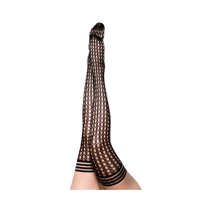 Kixies Mimi Black Fishnet Circles Size B | SexToy.com