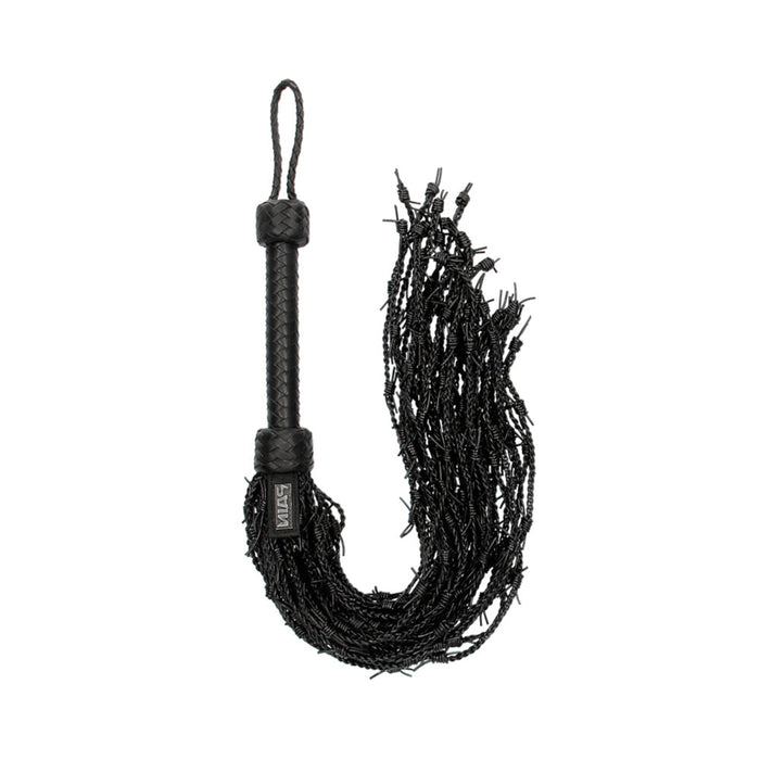 Ouch! Pain - Saddle Leather Barbed Wire Flogger | SexToy.com