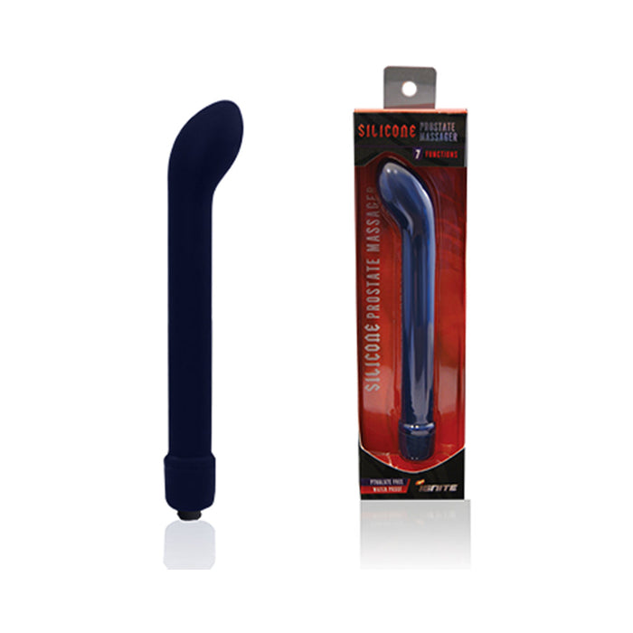 Silicone Vibrating Prostate Massager Blue | SexToy.com