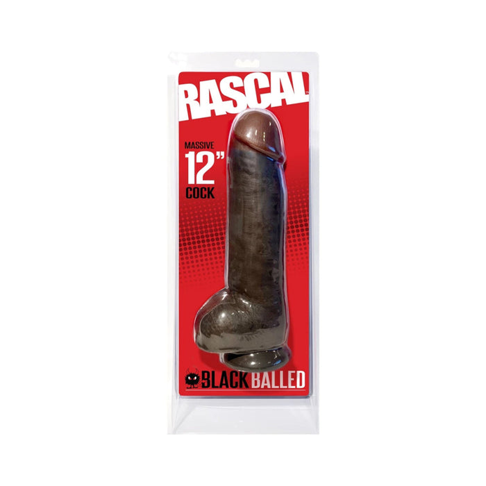 Black Balled Dildo 12 Inches | SexToy.com