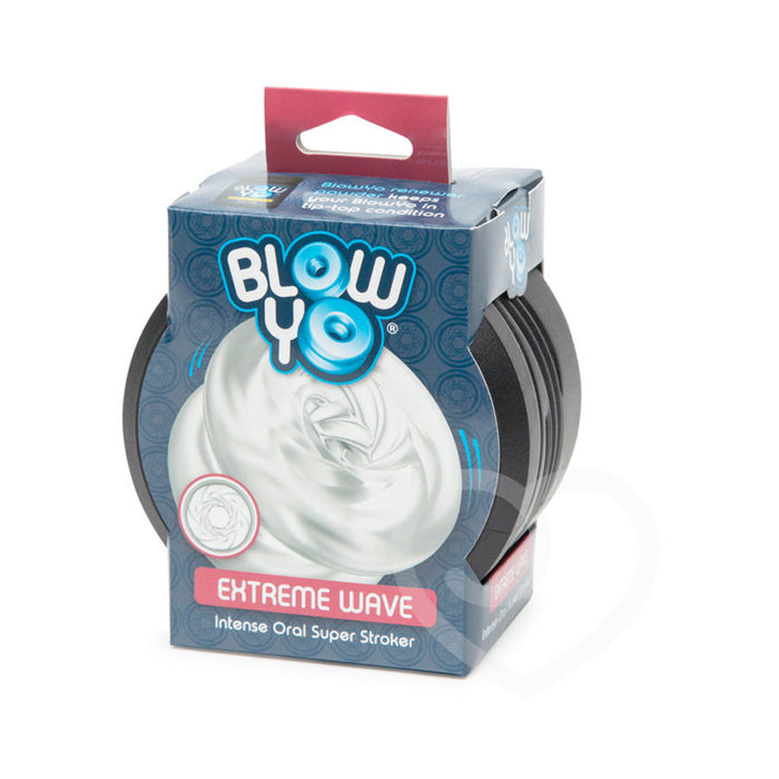 Blowyo Extreme Wave Oral Stroker Clear | SexToy.com