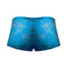 Mini Shorts Neon Lace Turquoise Blue Large | SexToy.com