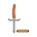 The Realm Realistic 8 Inches Lock On Dildo Mocha | SexToy.com