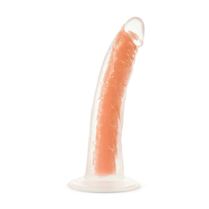 Neo Elite Glow In The Dark 7.5in Dual Density Cock Neon Neon Orange | SexToy.com