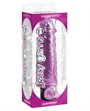 Jelly Gems #11 Purple Vibrator | SexToy.com
