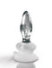Icicles No. 91 - Glass Suction Cup Anal Plug - Clear | SexToy.com