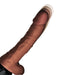 King Cock Plus 7.5 In. Thrusting Cock With Balls Brown | SexToy.com