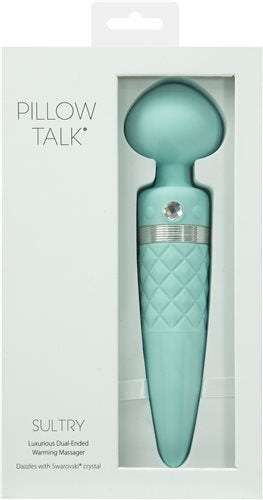 Pillow Talk Sultry Massager Wand Teal | SexToy.com