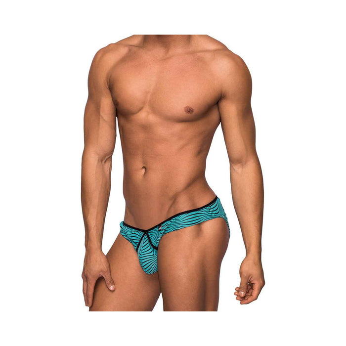 Male Power Tranquil Abyss Mini Bikini Seafoam/black Medium | SexToy.com