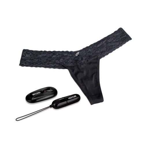 Hustler Remote Control Vibrating Panties Black S/M | SexToy.com